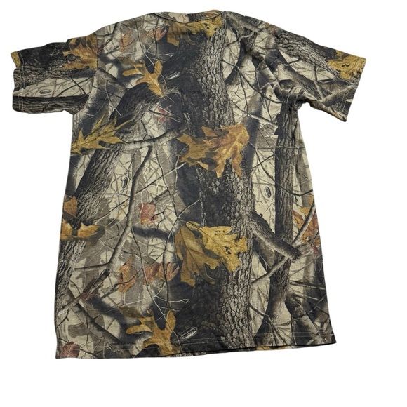👕 Vintage Whitewater Outdoors‎ Camo Pocket T-Shirt Men’s Large USA Made 🌲 - Picture 2 of 3